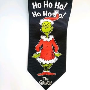 Men's Vintage Grinch Christmas Tie